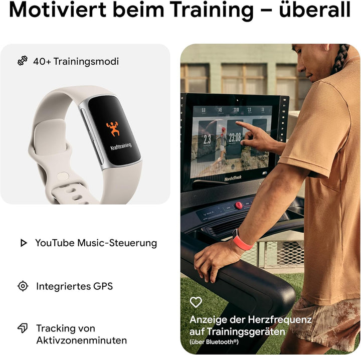 Fitbit by Google Charge 6 Aktivitätstracker enthält EIN 6 monatige Premium Mitgliedschaft & by Googl
