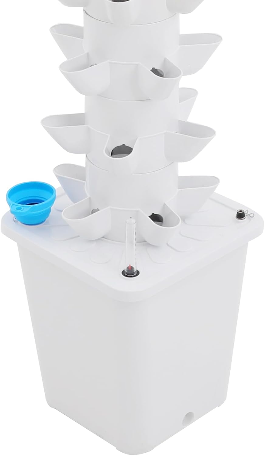 Hydroponischer Anbau Mechanismus Hydroponischer Anbau Kit, 9 Etagen Turm Anbau Mechanismus 45-Pod Hy