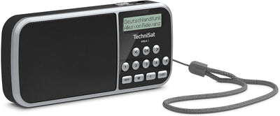 TechniSat VIOLA 3 – portables DAB Radio (DAB+, UKW, LCD Display, Kopfhöreranschluss, USB, Aux-In, LE