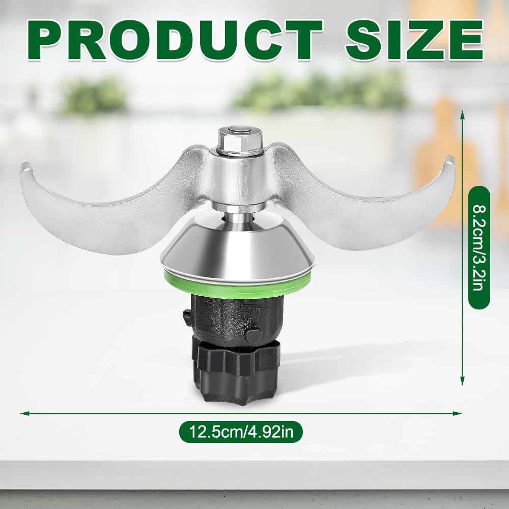 Teigmesser für Thermomix TM6 TM5, Ersatzteile Teigmischmesser für Thermomix, Edelstahl Teigmischmess