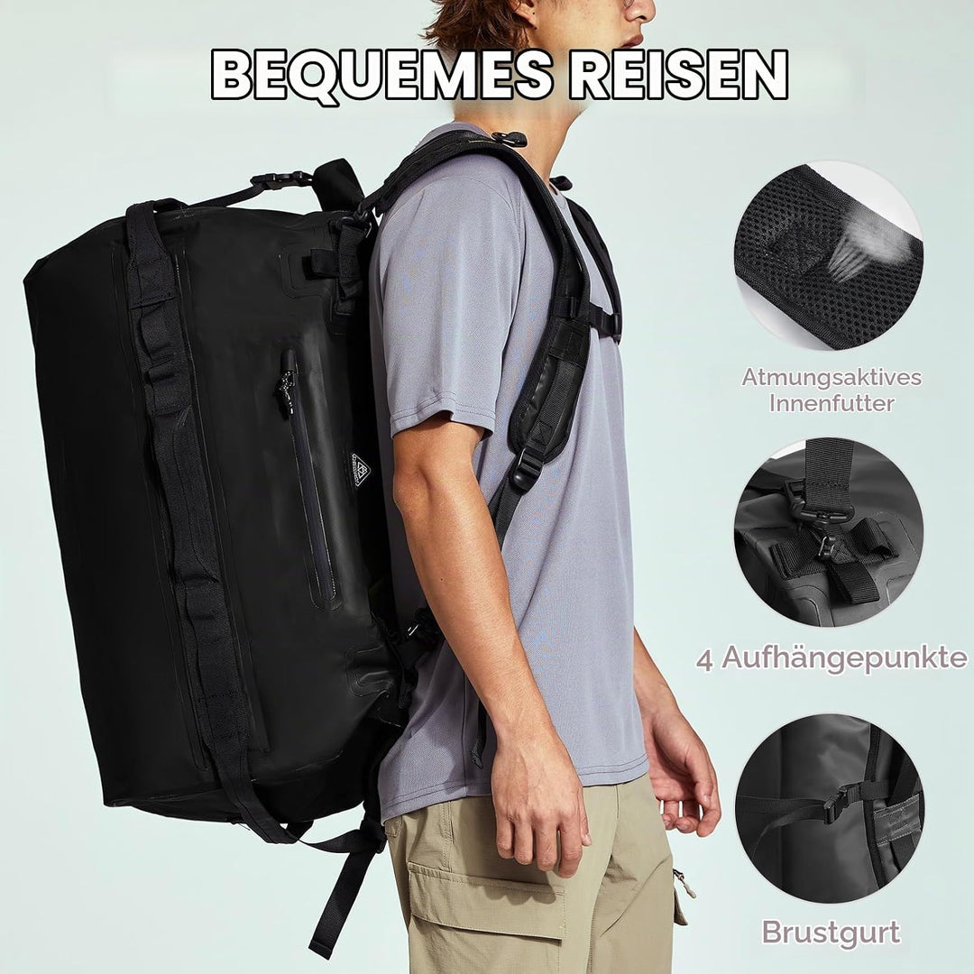 Haimont wasserdichter Rucksack, vielseitig wasserdicht Tasche, Dry Bag komfortabel, RollTop, Strand,