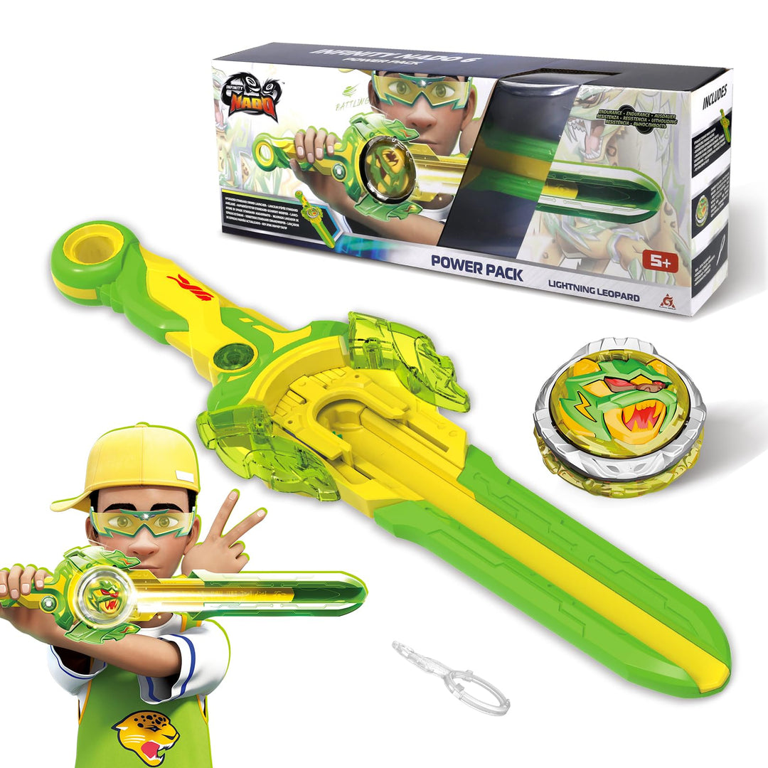 INFINITY NADO Kreisel für Kinder Metall Spielzeug Jungen, Battle Tops Kreisel Launcher Spielzeug, Sp