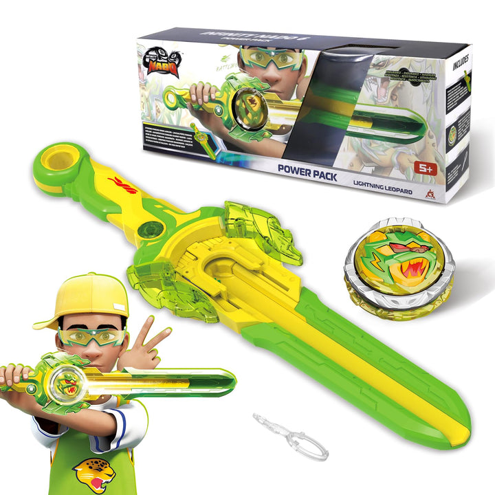 INFINITY NADO Kreisel für Kinder Metall Spielzeug Jungen, Battle Tops Kreisel Launcher Spielzeug, Sp