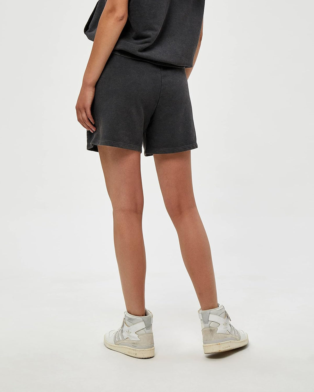 Desires Damen Joy Sweat Shorts Joggingshorts S 9005 Black Washed, S 9005 Black Washed