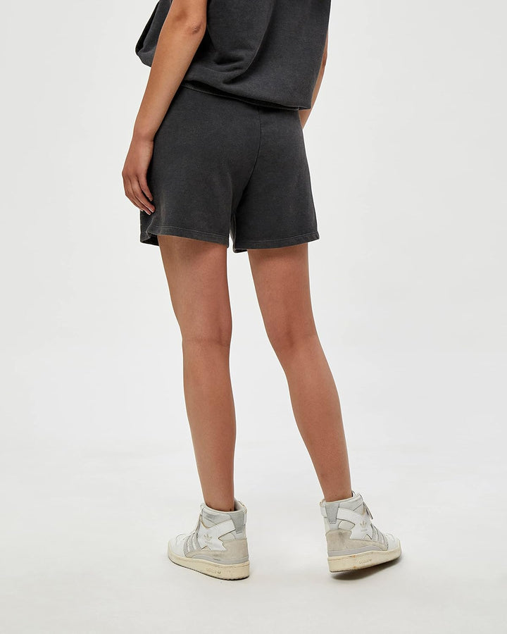 Desires Damen Joy Sweat Shorts Joggingshorts S 9005 Black Washed, S 9005 Black Washed
