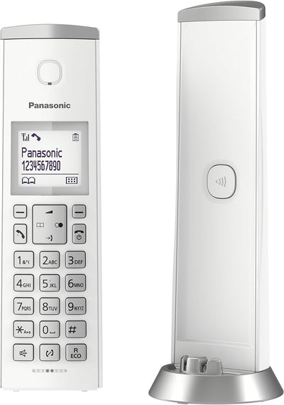 Panasonic KX-TGK210 DECT, Anruferkennung, Schwarz & KX-TGK210 DECT-Telefon Anrufer-Identifikation We