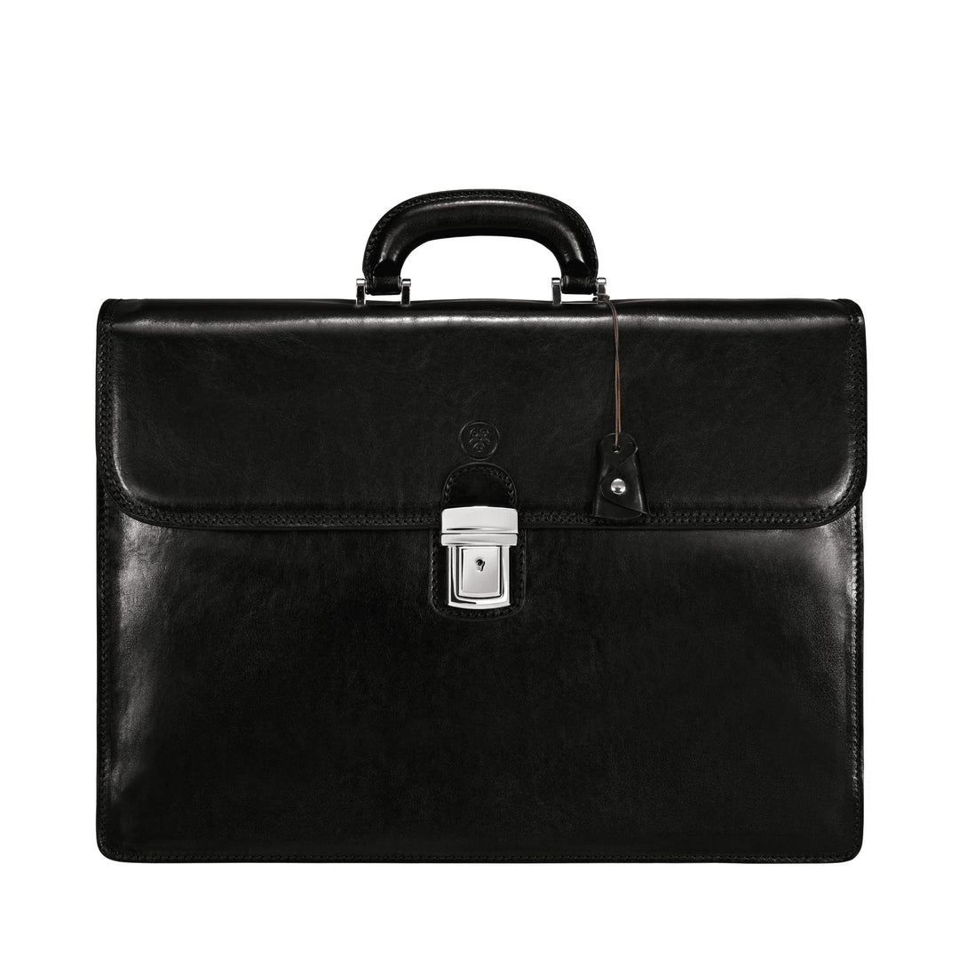 Maxwell Scott - Herren grosse Luxus Leder Aktentasche - Klassische Business Laptop Tasche für 16-17“