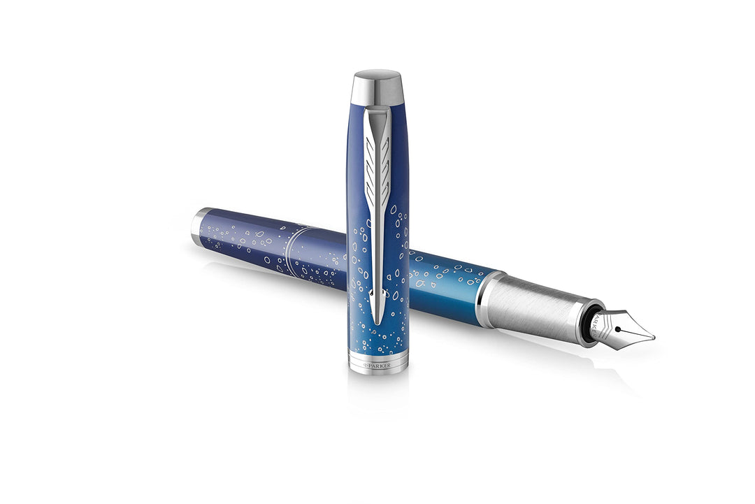 PARKER Roller IM Premium Special Edition Submerge (Blue) M Schwarz Blau, Blau