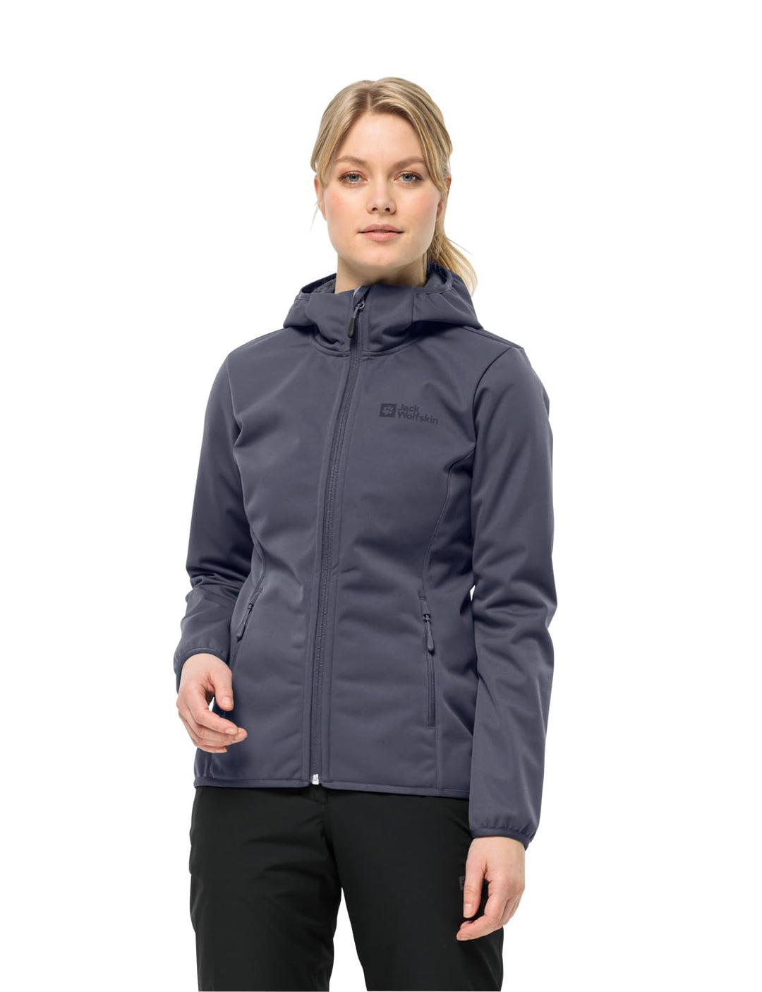 Jack Wolfskin Damen Windhain Hoody W Softshelljacke XS midnight sky, XS midnight sky