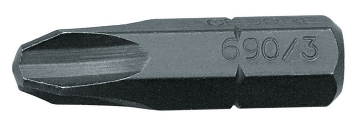 GEDORE Schraubendreherbit 1/4 Zoll,Vorteilspack 10- Teilig, Kreuzschlitz PH 2 L, 690 2 L S-010
