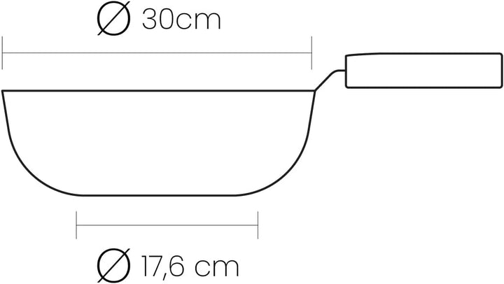 IBILI 600230 Wok, Aluminium