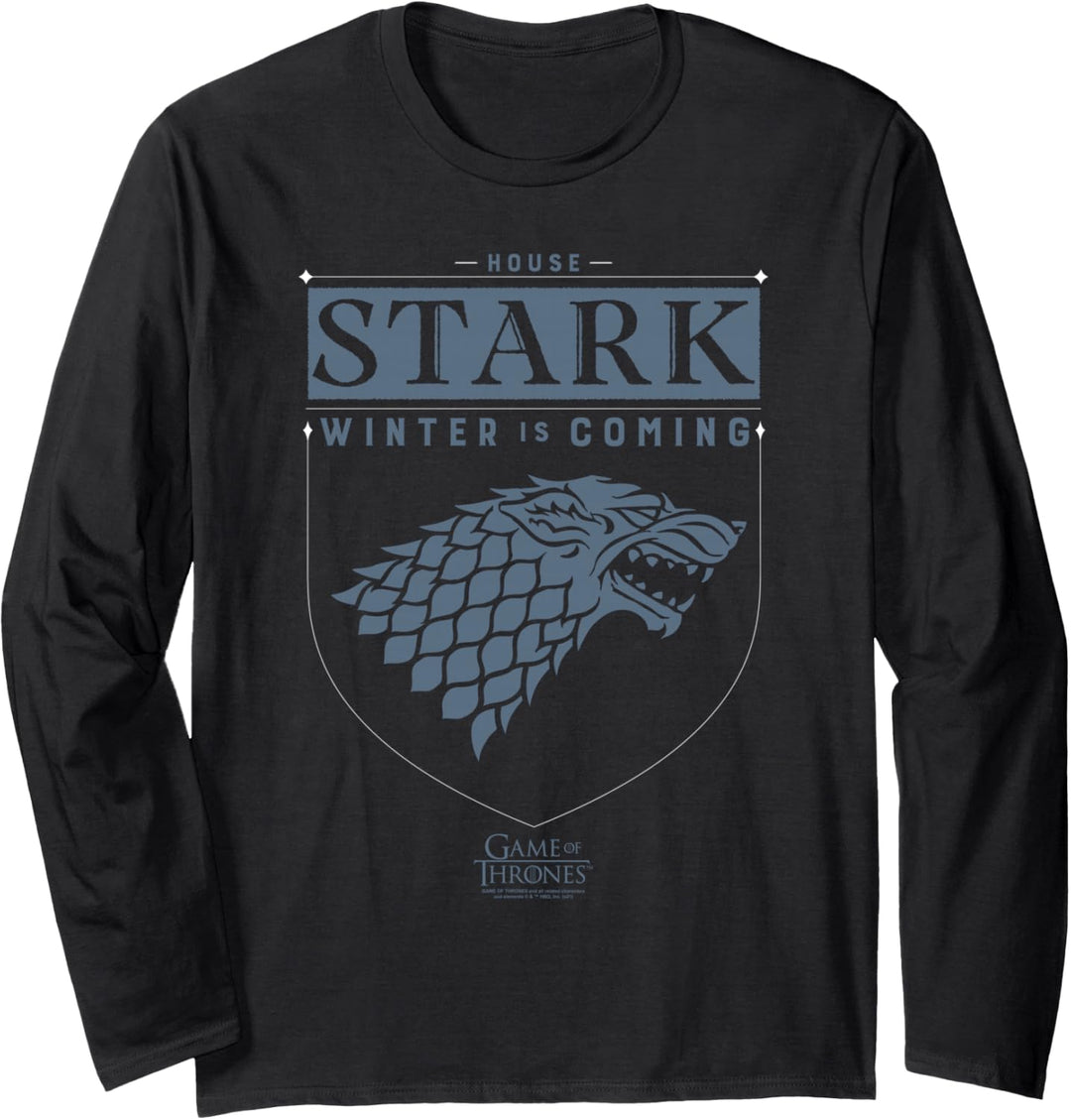 Game of Thrones House Stark Sigil Langarmshirt