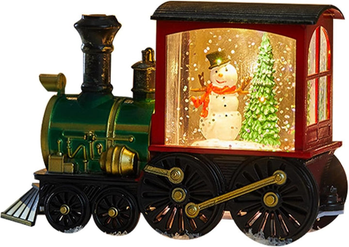 Weihnachtszug Schneekugel Vintage Zug Schneekugel Urlaub Glitzer Schneekugel Festliche Dekoration Sc