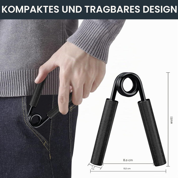Griffkraft Trainer Set,50/100/150/200/250LBS Handgriff Trainer,rutschfester Metall unterarmtrainer H