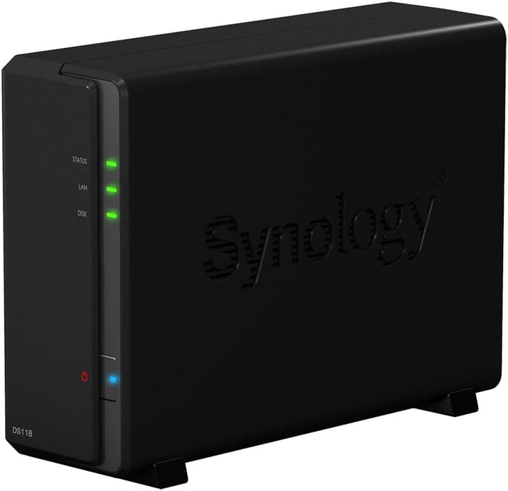 Synology DiskStation DS118 NAS/Storage Server Compact Ethernet LAN Black RTD1296 DS118 2 TB, DS118 2
