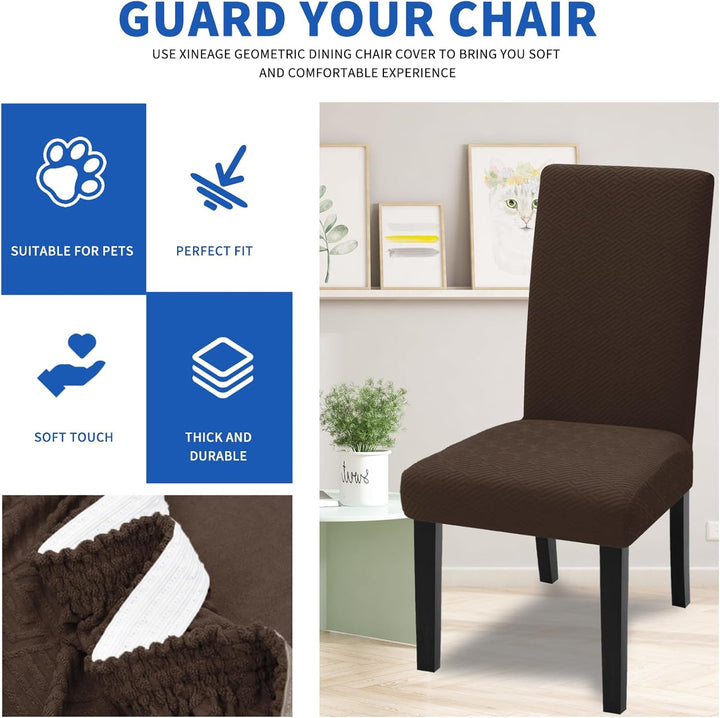 Ystyle Stuhlhussen 6er Set, Stretch Stuhlbezug, Universale Elastische Stuhlbezüge, Hussen Für Stühle