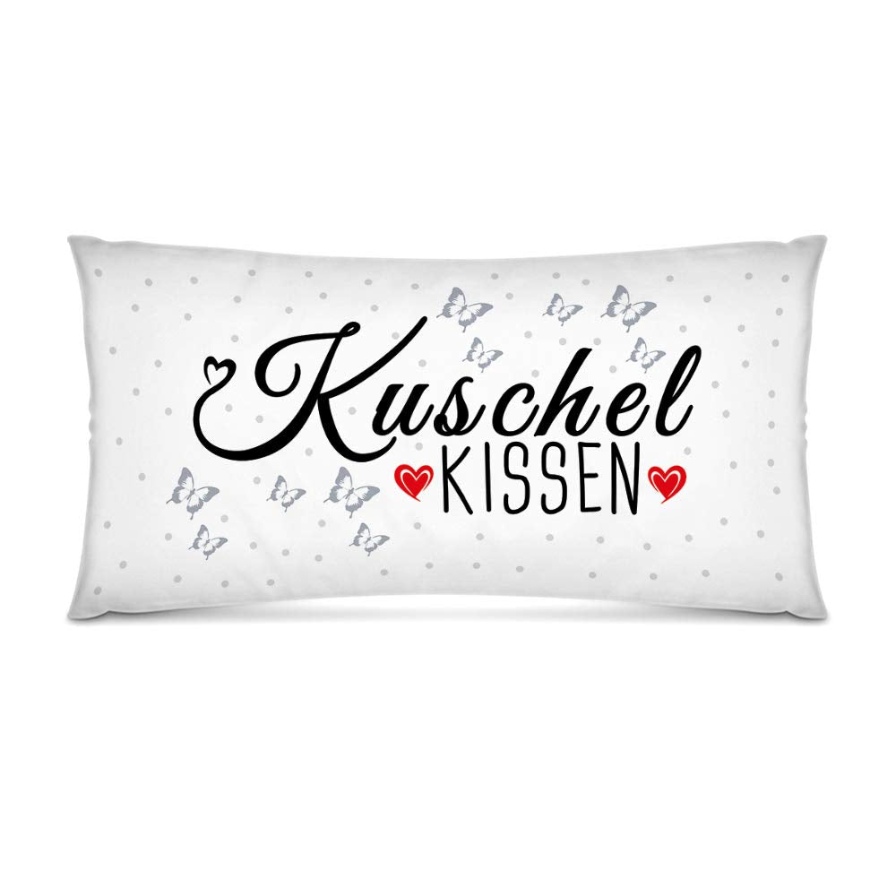 Print Royal XXL-Deko-Kissen mit Spruch Kuschelkissen - 80 x 40 cm/Geschenk-Idee/Wohnen/Dekoration/Fa