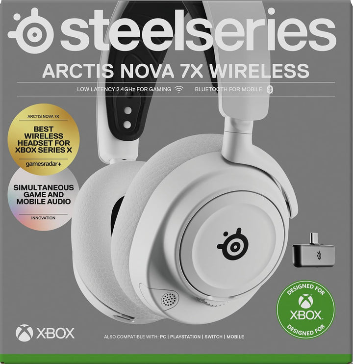 SteelSeries Arctis Nova 7X Wireless – Multi-Platform Gaming Headset – massgeschneiderte HiFi-Treiber