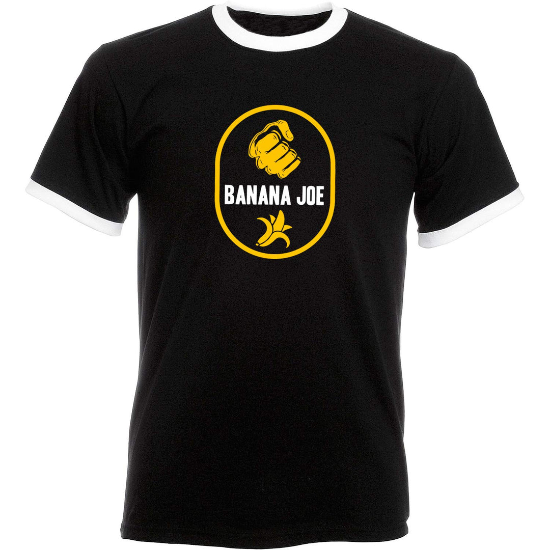 Banana Joe Original Premium Soccer Kontrast T-Shirt #2 S Schwarz/Weiss, S Schwarz/Weiss