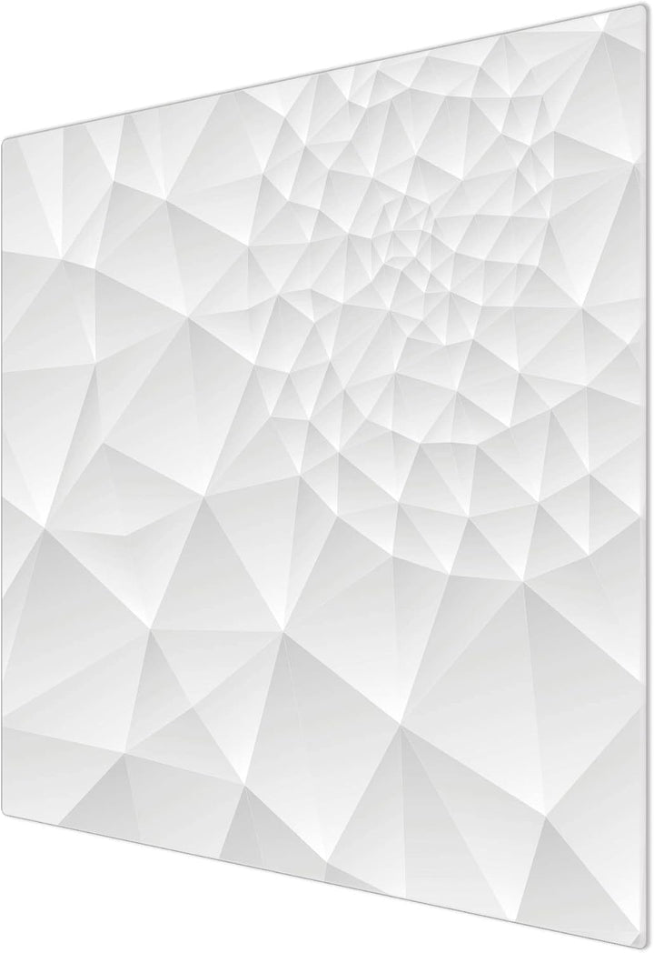 banjado® Herdabdeckplatte Glas 1-teilig 60x52 cm/Schneidebrett Herdabdeckung mit Motiv Nautilus/Herd