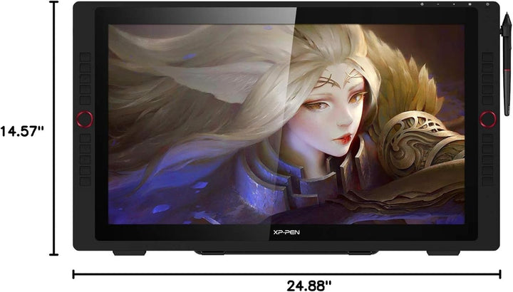 XP-PEN Artist 24 Pro Grafiktablett 2K QHD 23,8 Zoll Pen Display 90% Adobe RGB für digitale Bildbearb