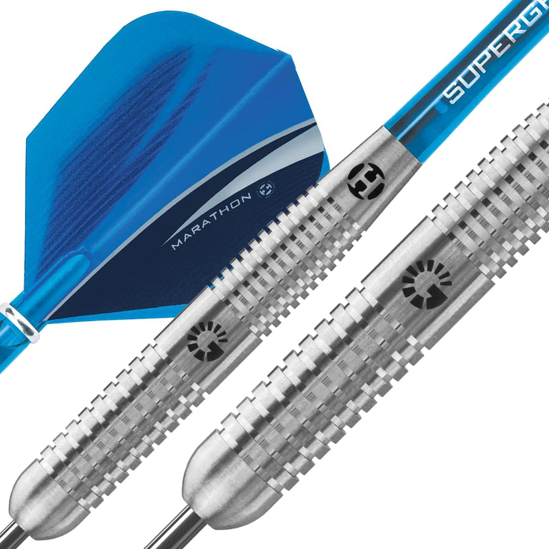 Harrows Genesis Dartpfeile aus Wolfram 22 g silber, 22 g silber
