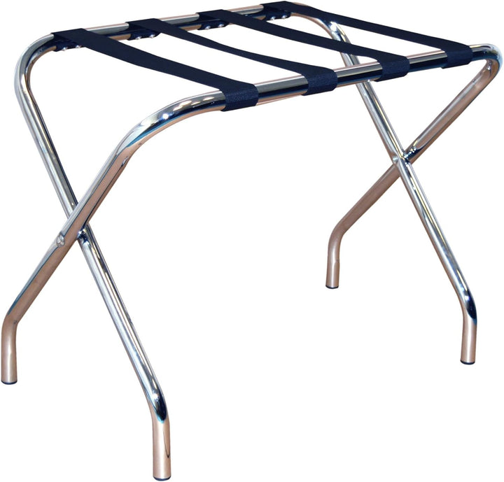 Harbour Housewares Klappmetallgepäck Racks - Chrom - Pack Von 2