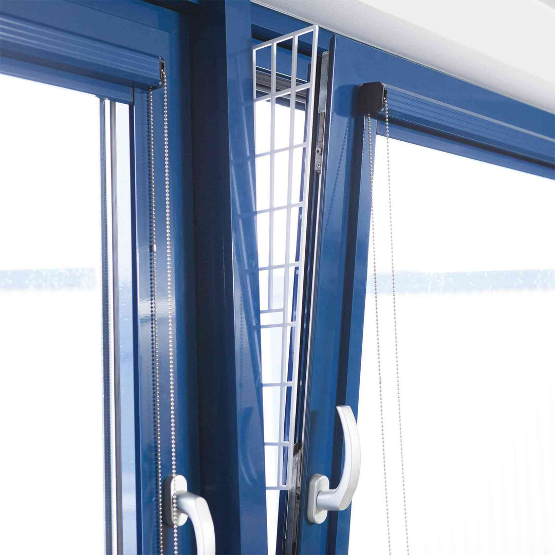 Trixie Schutzgitter für Fenster - oben/unten - ausziehbar - 75-125 x 16 cm, weiss