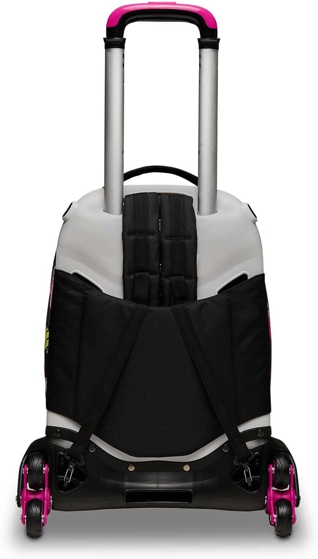 Seven Rucksack mit Trolleyfunktion, Schulranzen mit Rollen, 3 in 1, Abnehmbarer Rucksack, ab 1. Klas