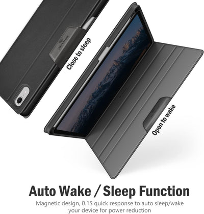 Antbox Hülle für iPad Mini 6. Gen 2021 8.3 Zoll mit Apple Pencil Halter Auto Schlaf/Wach Funktion PU