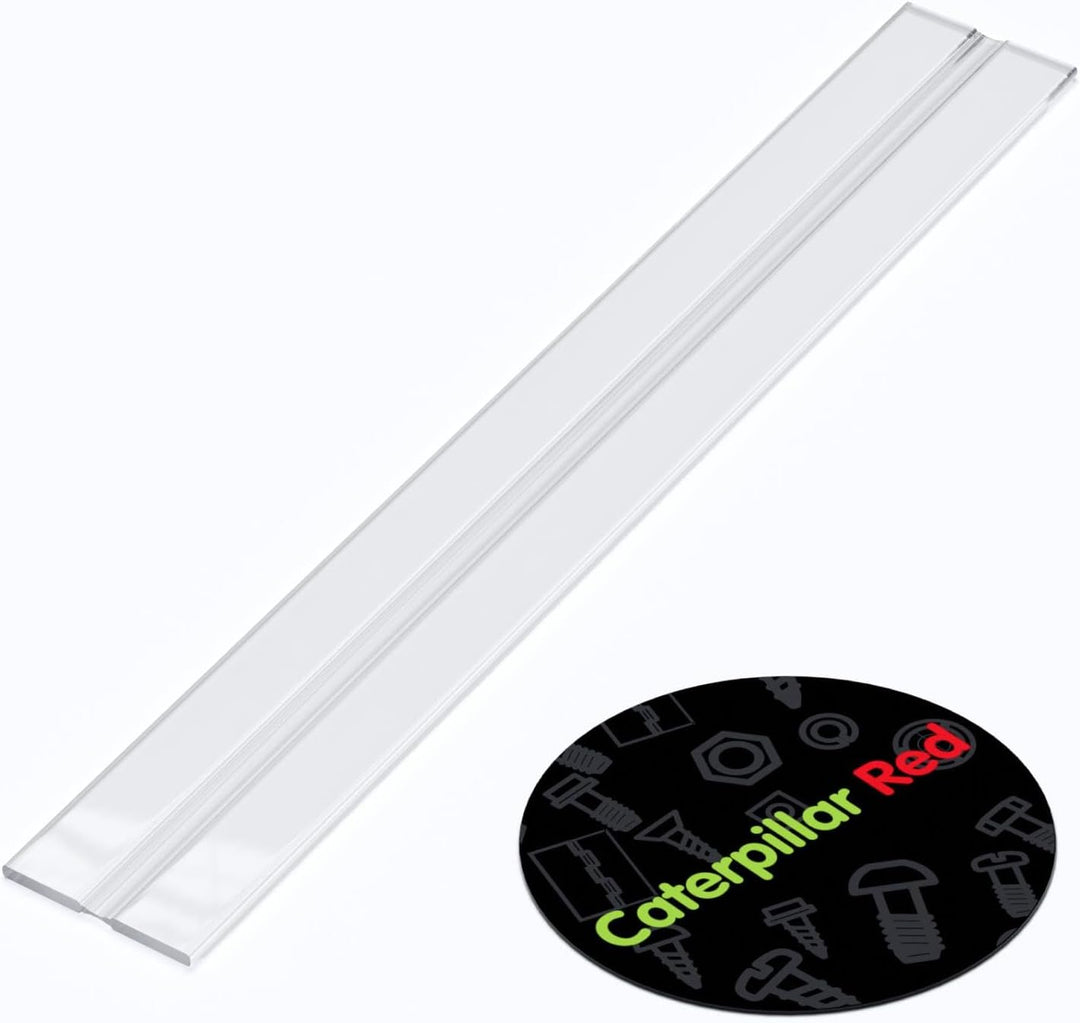 3 x 300 mm Flex-Scharniere mit niedrigem Profil, flexible verstellbare Scharniere aus Transparente,