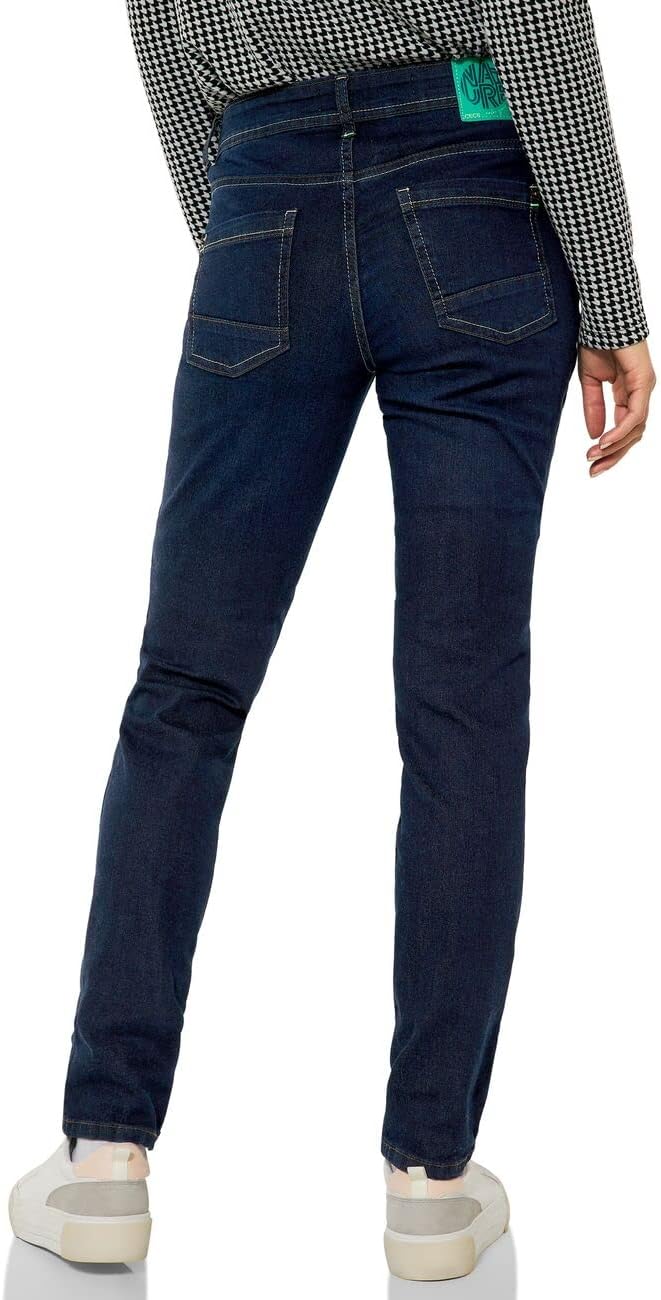 Cecil Damen Loose Fit Jeans 31W Rinsed Wash, 31W Rinsed Wash