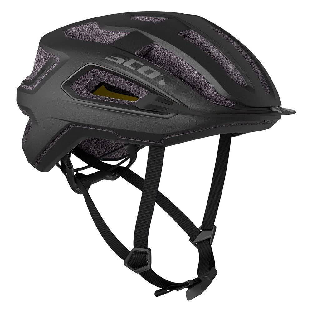 Scott Arx Plus MIPS Rennrad Fahrrad Helm Granit schwarz 2023, S
