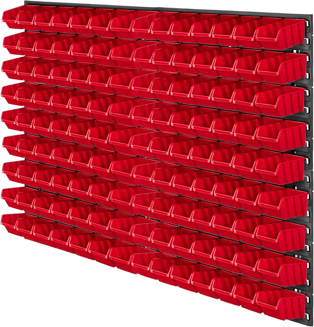 KADAX Werkstattwandregal, 116x78cm Lagersystem aus robustem Kunststoff, UV-Resistentes Werkstattrega