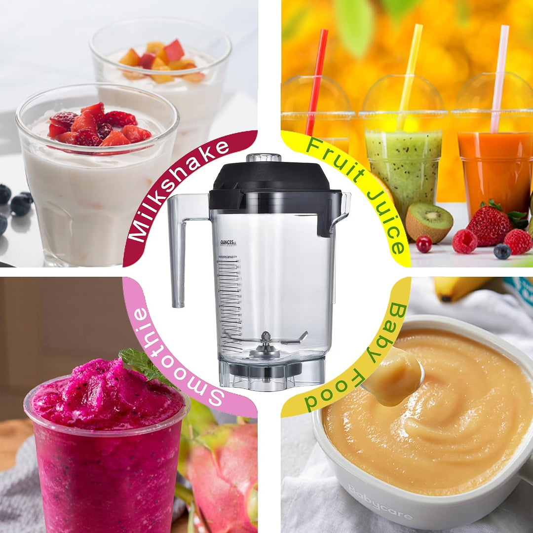 Advance Container Ersatz für Vitamix Commercial Blender, 1,4 l Krug Ersatz für Vitamix, passend für