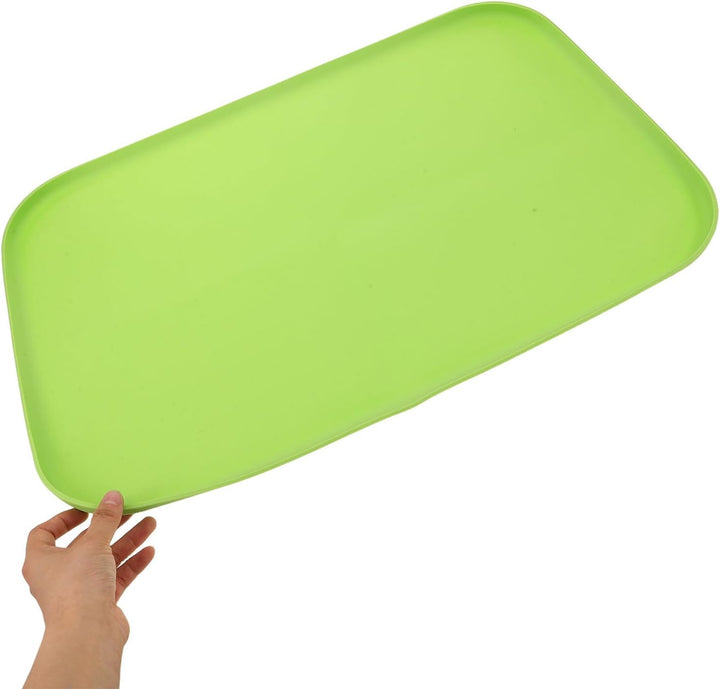 Angoily Eisbereiter Silikon Drip Tray für Arbeitsplatte, Grün