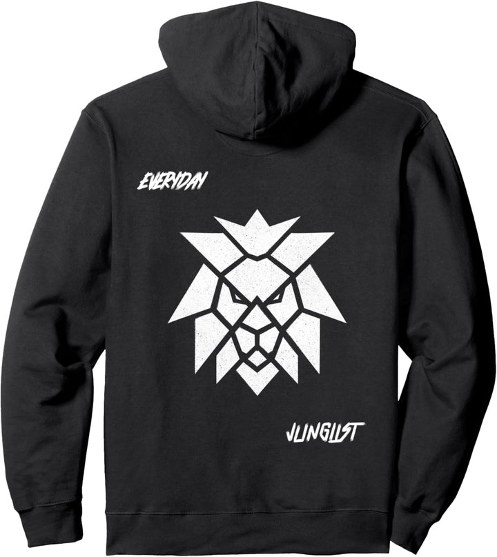 Drum And Bass Jungle Massive Drum N Bass Lion EDM Pullover Hoodie