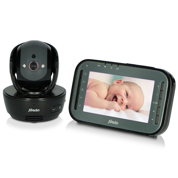 Alecto DVM200MBK Funk Babyphone steuerbarer Kamera - 100% störungsfreie Babyfon - Indoor Baby Monito
