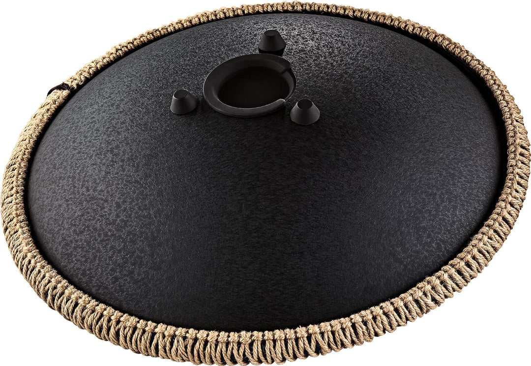 Sonic Energy 16" Oktavierte Zungentrommel – D Kurd – Schwarz – Für Meditation, Yoga, Percussion – In