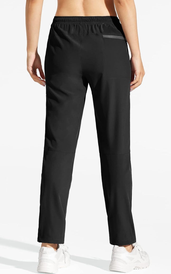 MOCOLY Damen Wanderhose Cargohose Wasserdicht Elastische Outdoorhose Cargo Jogginghose Trekkinghose