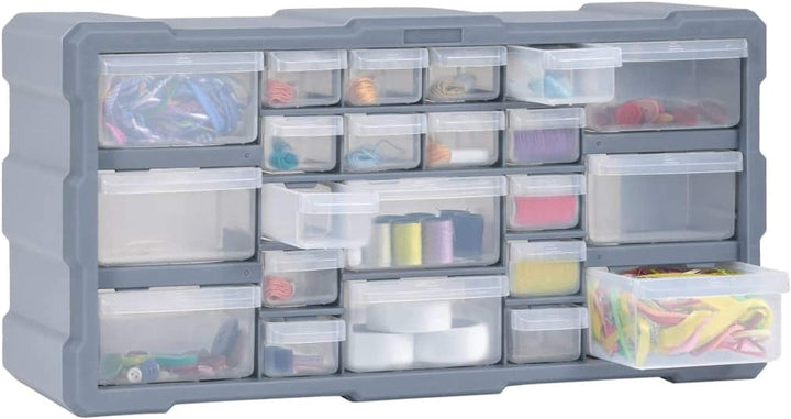 Tidyard Multi Schubladen Organizer mit 22 Schubladen Sortimentskasten Kleinteilemagazin Aufbewahrung