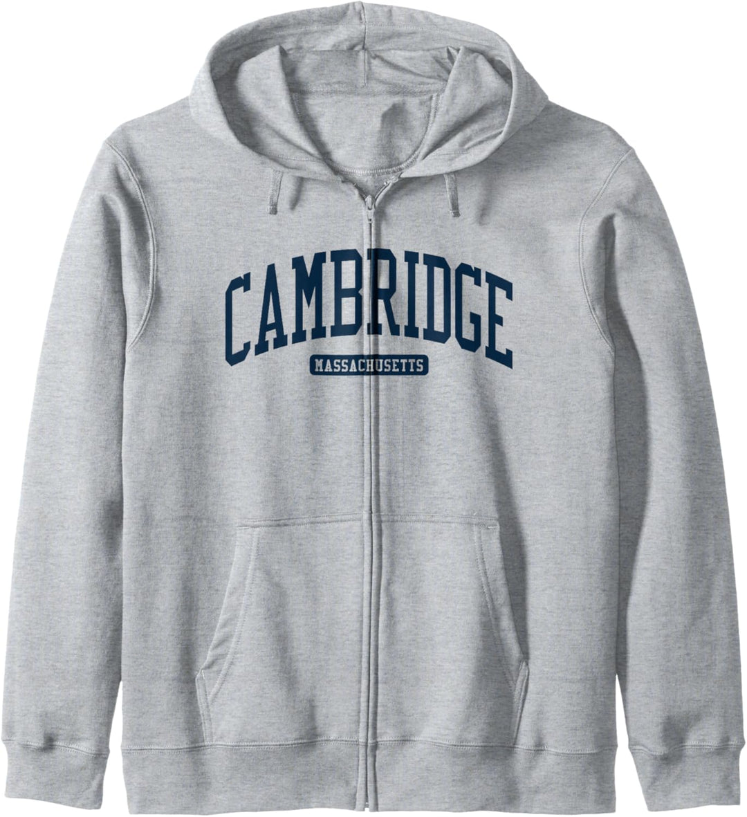 Cambridge Massachusetts MA College University Stil Marineblau Kapuzenjacke