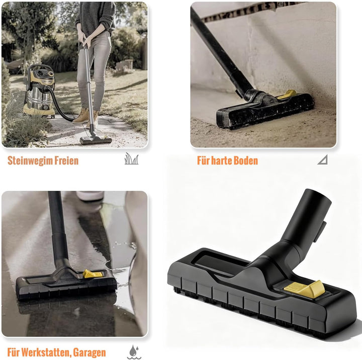 Bodendüse für Kärcher WD3, WD4, WD5, WD6, Trockensaugdüse Ersatz Staubsauger Zubehör