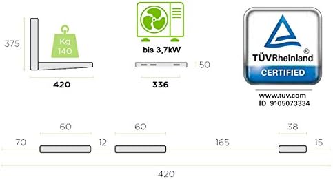 Universal Wandhalter Halter Wandkondole für Split Klima Klimaanlage Klimagerät 7000 / 9000 / 12000 b
