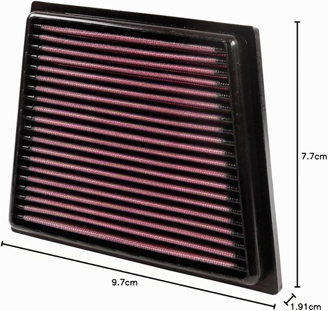 K&amp;N 33-2955 Motorluftfilter: Hochleistung, Prämie, Abwaschbar, Ersatzfilter, Erhöhte Leistung, 2008-