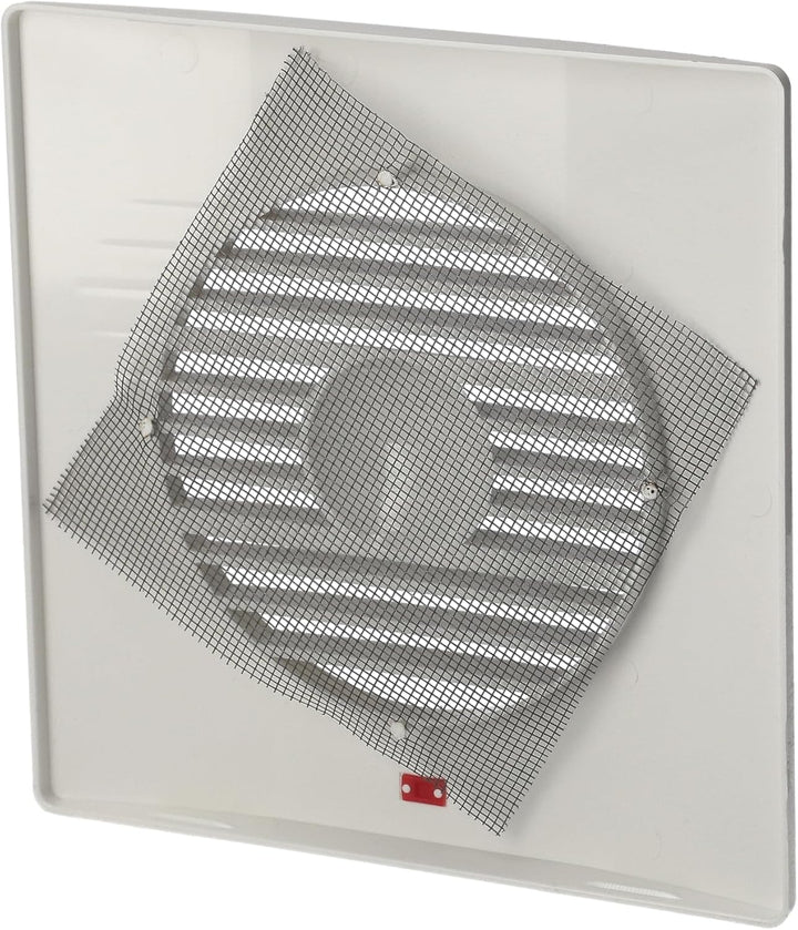 Badlüfter 120 mm Weiss 15 W CLASSIC - Leiser Wandlüfter aus ABS mit Filter 47 dB, Luftleistung 120 m