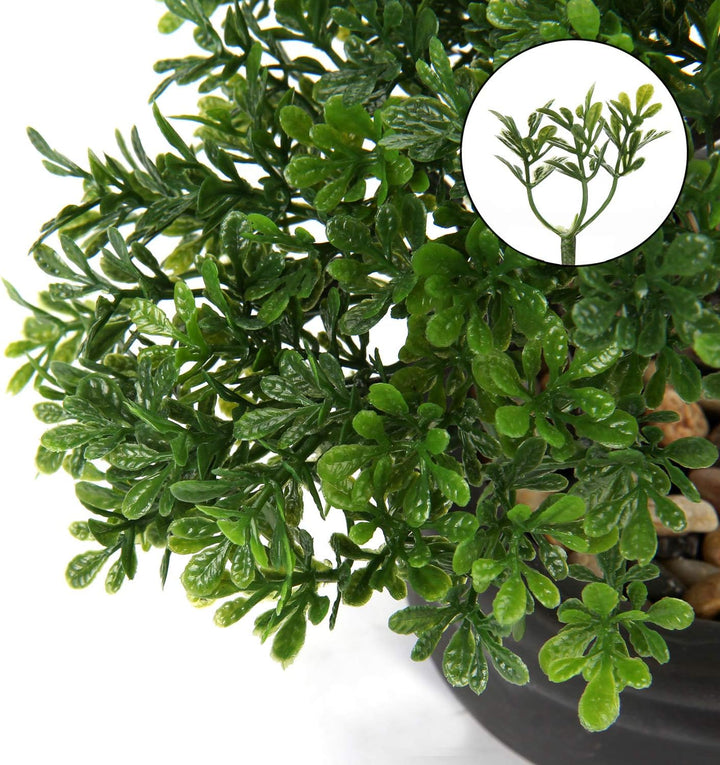 Kunstbonsai Naturgetreue Künstliche Pflanze Kunstbaum Bonsai Zeder Kiefer Podocarpus Plastik Pflanze