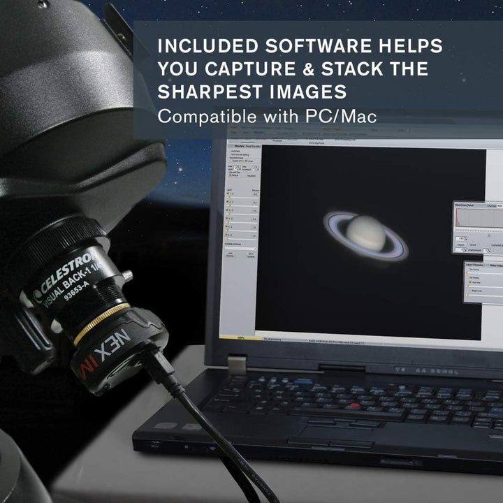 Celestron NexImage 10 Solar System Farbkamera, Schwarz NexImage 10 Sonnensystem, Color Imager, NexIm
