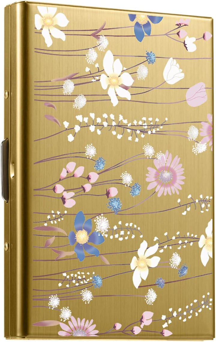 BONSYL® Kreditkartenetui aus Metall, RFID Blockierendes Edelstahl Kartenetui, Ultradünne Metall Geld