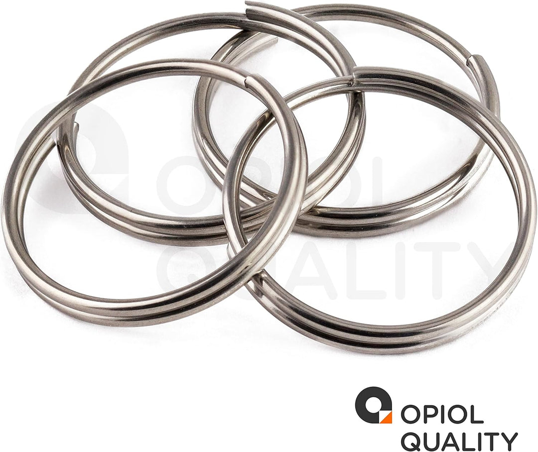Schlüsselring Schlüsselringe 30mm Edelstahl A4 V4A (10 Stück) Schlüsselbund Schlüsselanhänger Metall